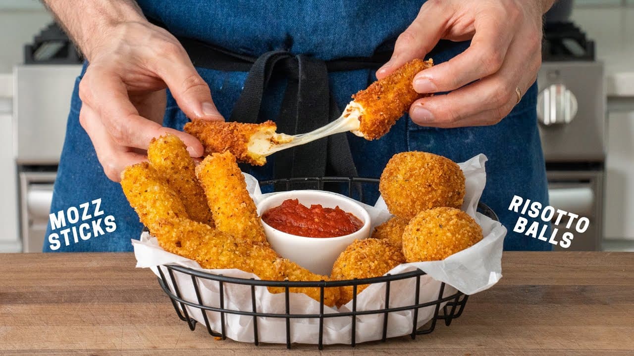 Mozzarella Sticks 2 Ways