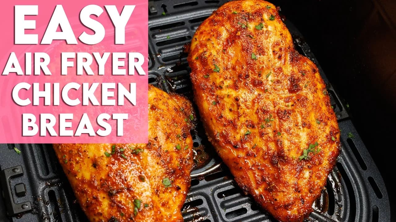 Easy and Juicy Air Fryer Chicken Breast Recipe