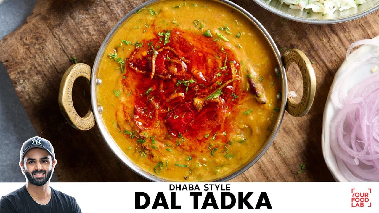 Dhaba Style Dal Tadka Aur Jeera Rice