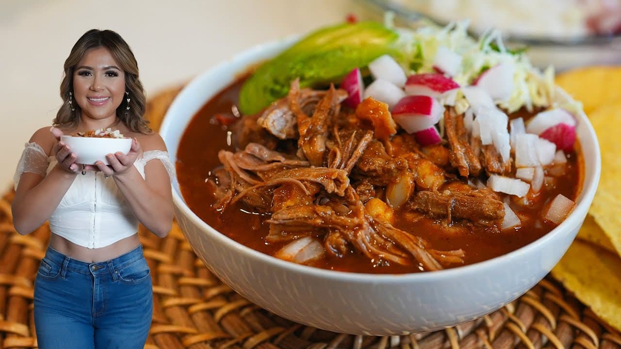 Grandma's Authentic & Classic Homemade Pozole Rojo