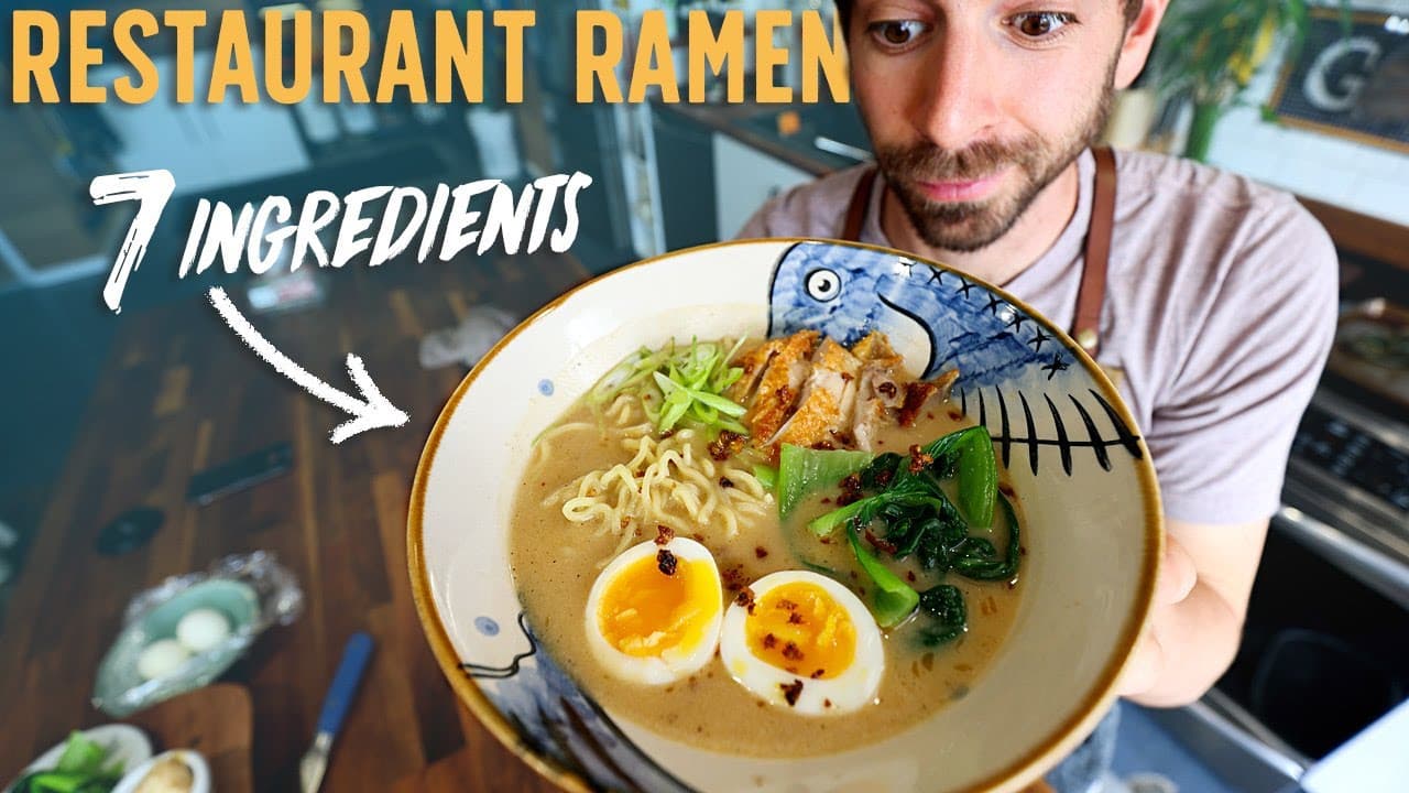 7 Ingredient Restaurant Style Ramen