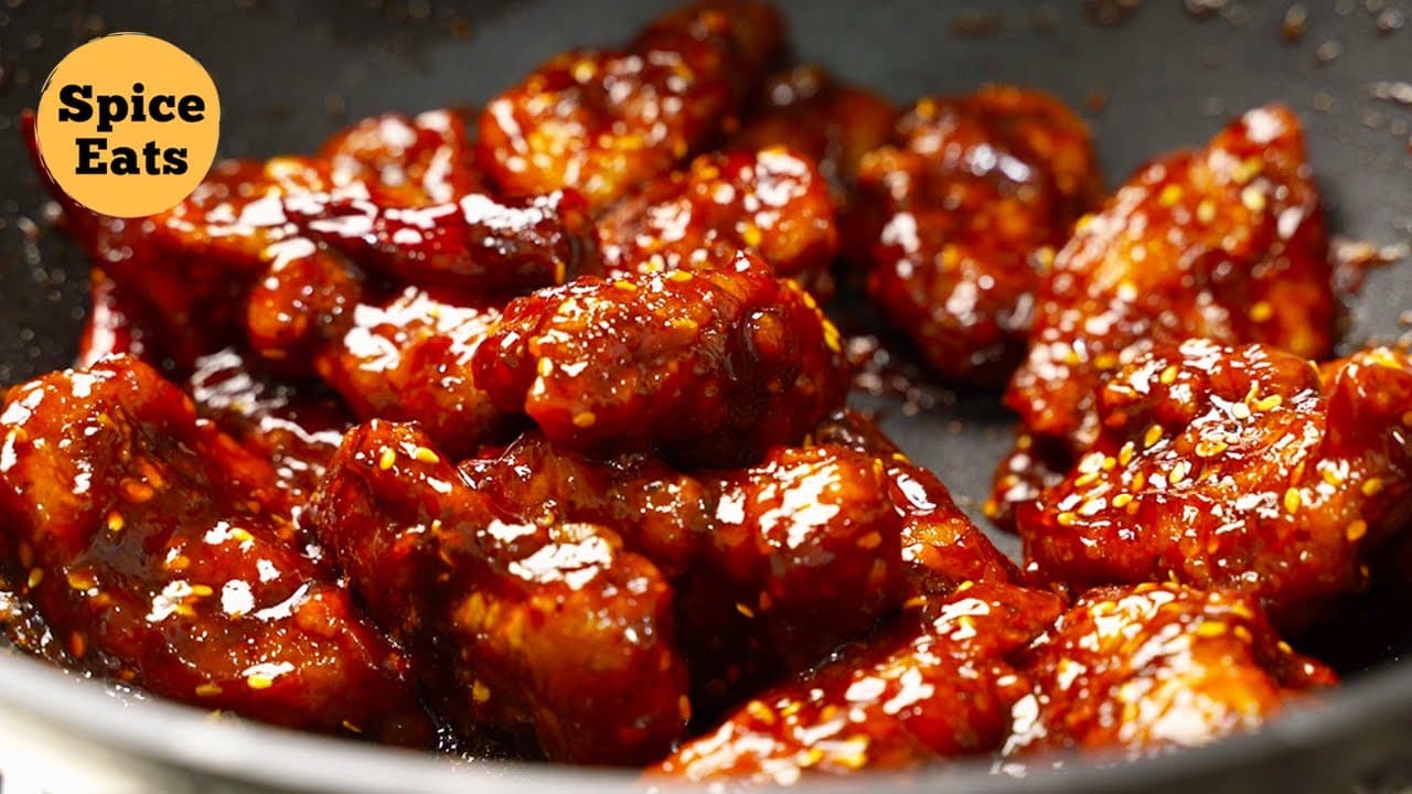 Korean Fried Chicken | Sweet and Spicy Korean Fried Chicken | Yangnyeom Chicken