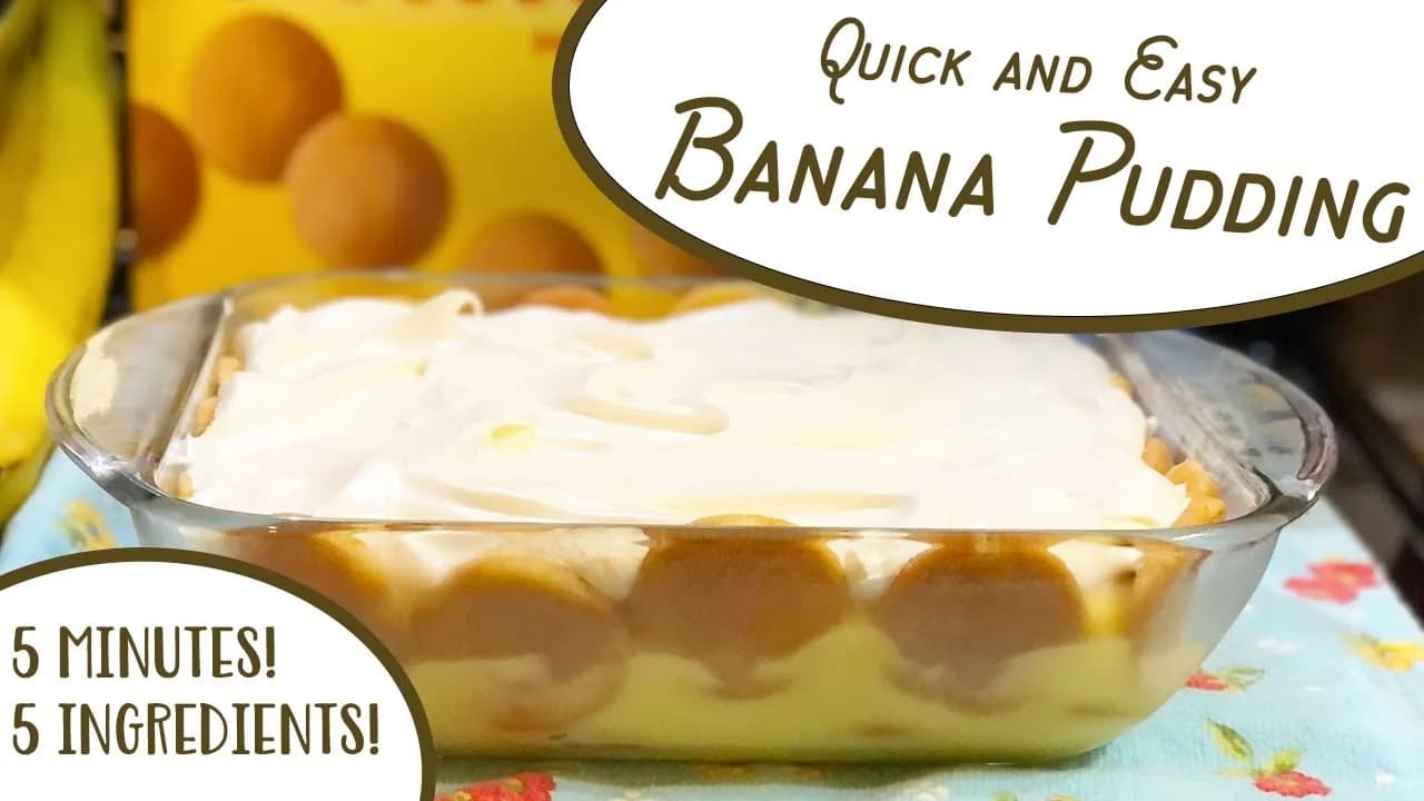 Quick & Easy Banana Pudding