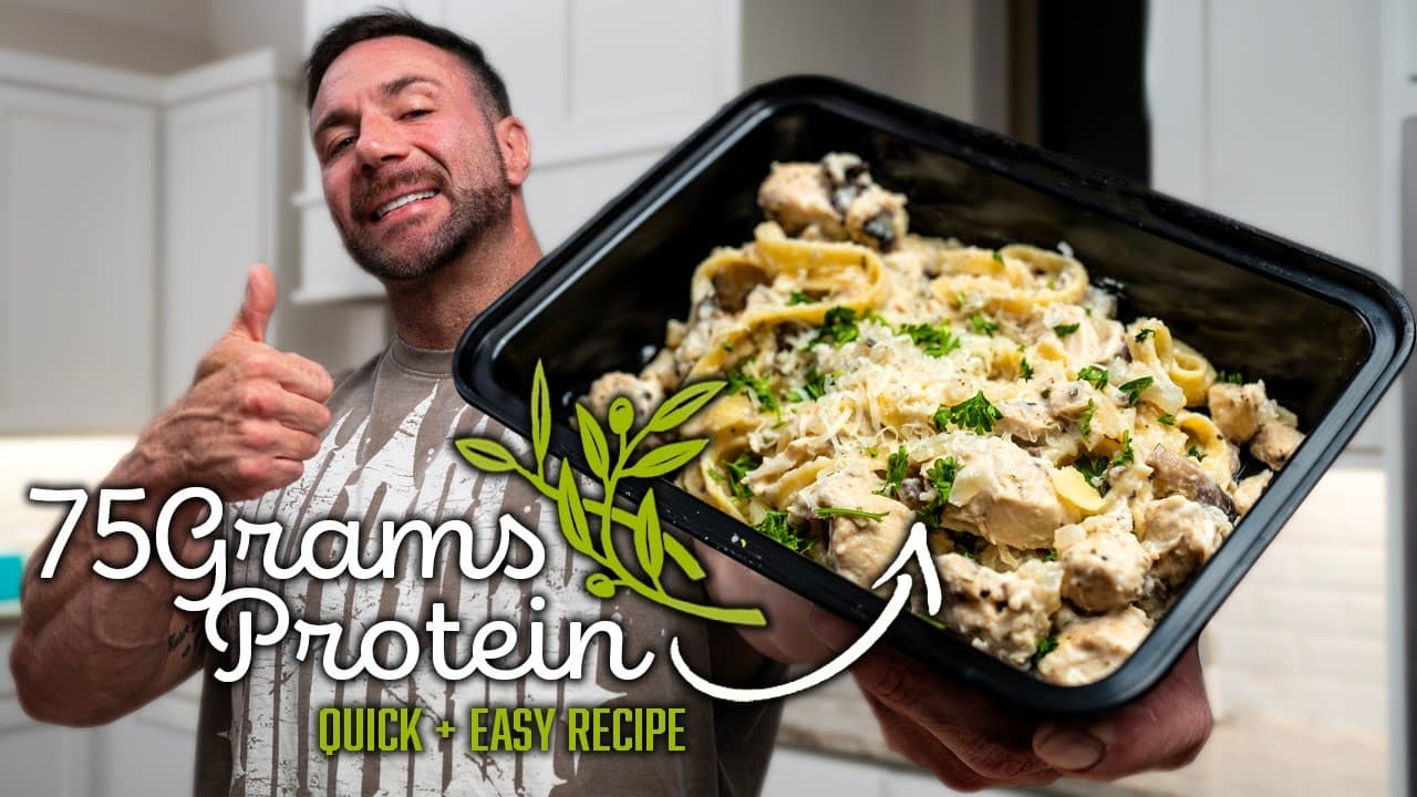 High Protein Chicken Alfredo