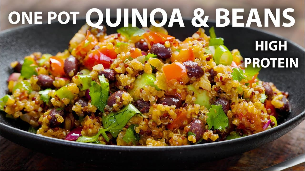 One Pot Beans and Quinoa