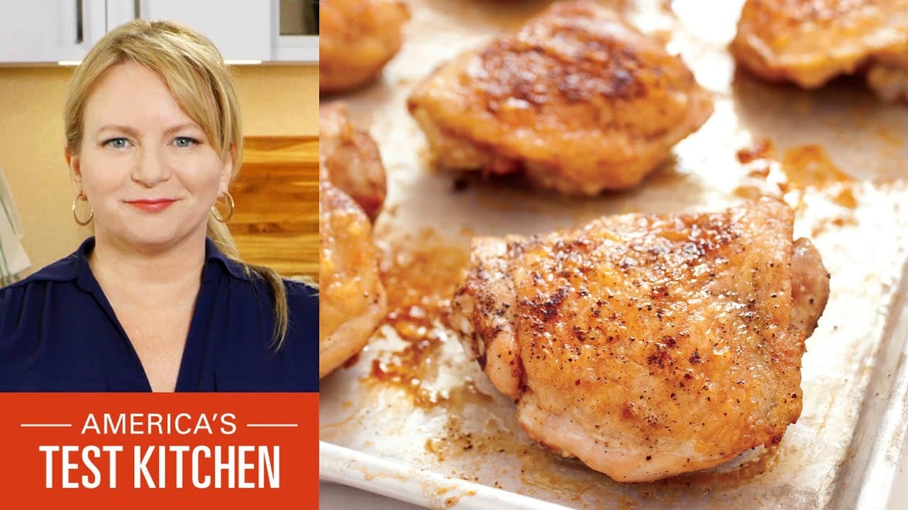 Oven-Roasted Chicken Thighs