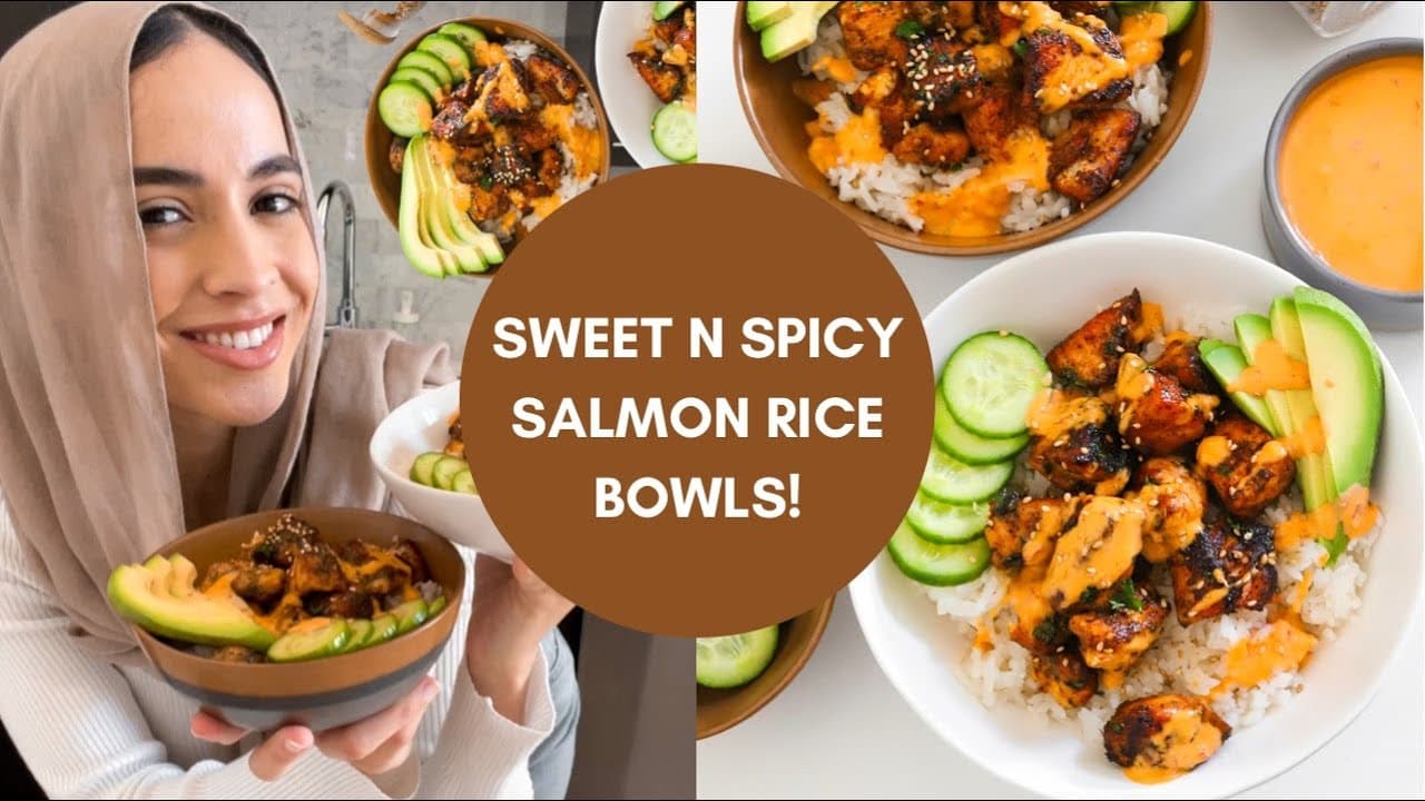 Super Easy Salmon Rice Bowl