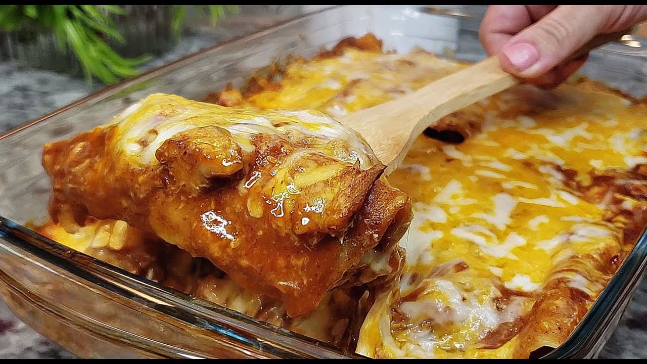 Cheesy Chicken Enchiladas