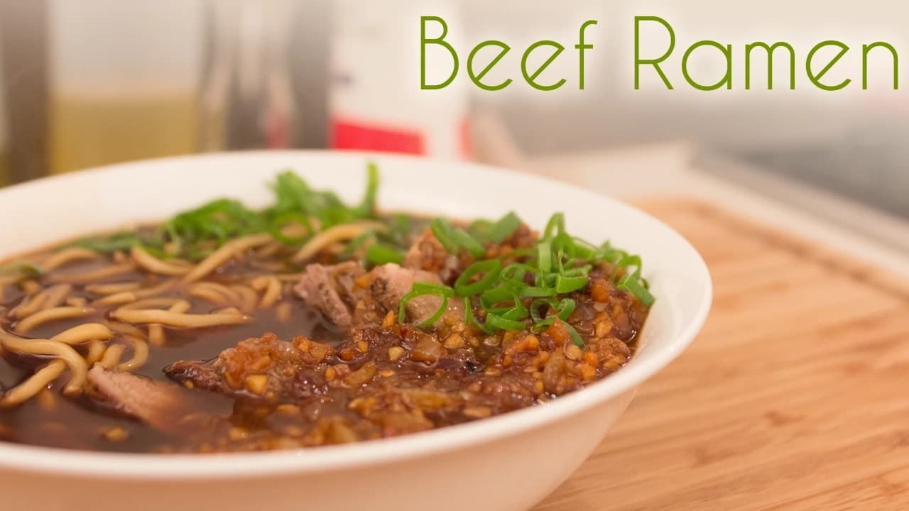 Simple Japanese Beef Ramen