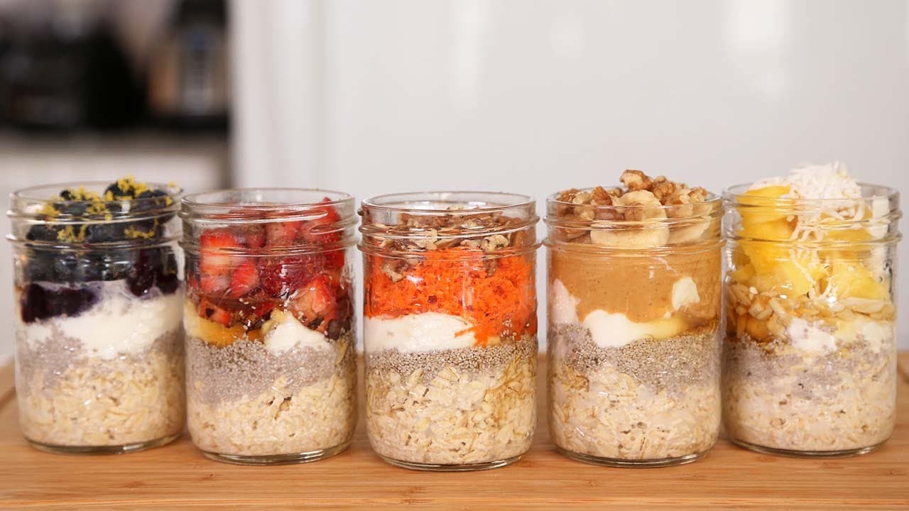 Overnight Oatmeal - 5 Delicious Ways