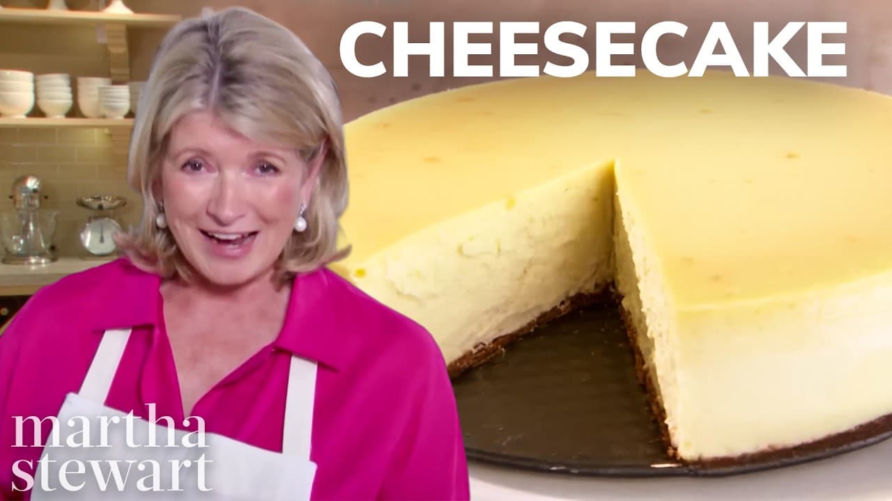 Martha Stewart’s New York-Style Cheesecake