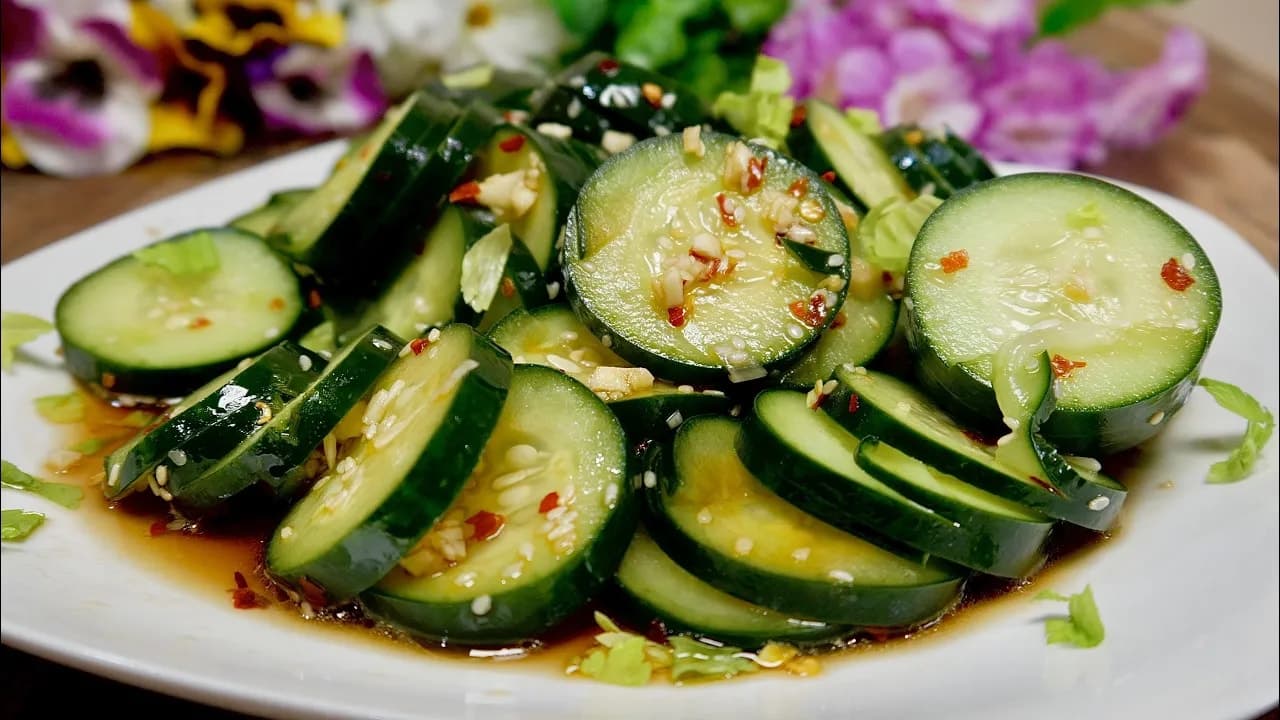 Spicy Asian Cucumber Salad