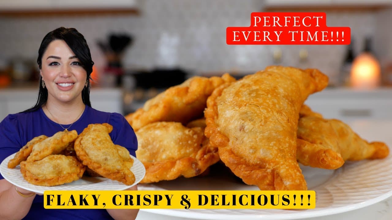The BEST Flaky Fried Ground BEEF Empanadas Recipe Step by Step