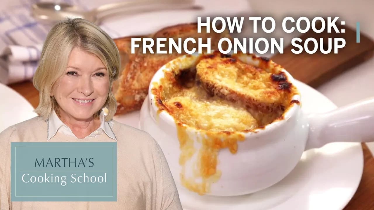 How to Make Martha Stewart's French Onion Soup
