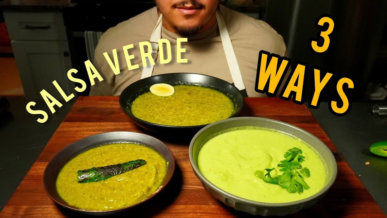 Salsa Verde 3 Ways