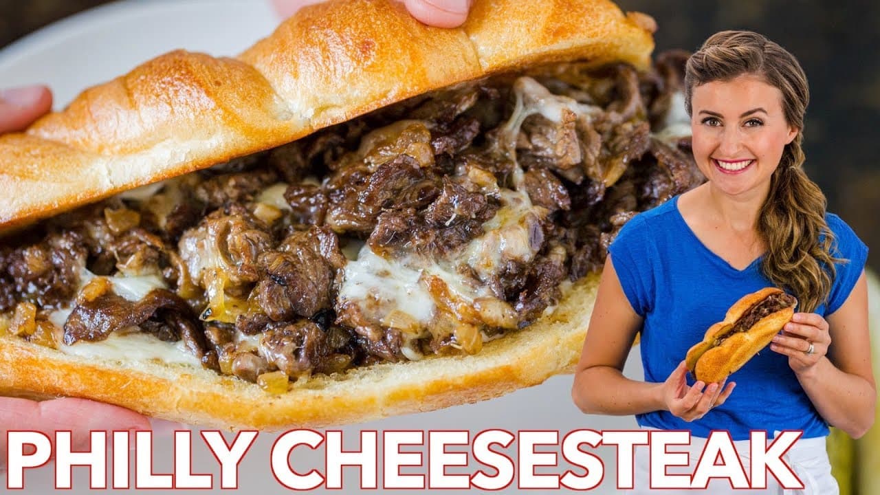 Classic Philly Cheesesteak Sandwich