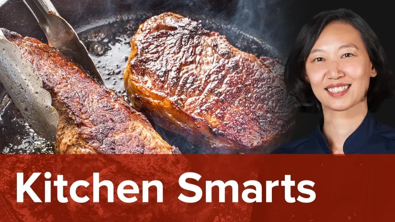 Cast Iron Steaks with Herb Butter