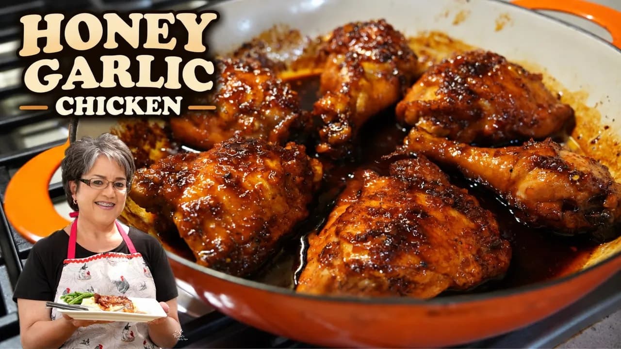 Buttery Honey Garlic Chicken / Easy One-Pan Dinner