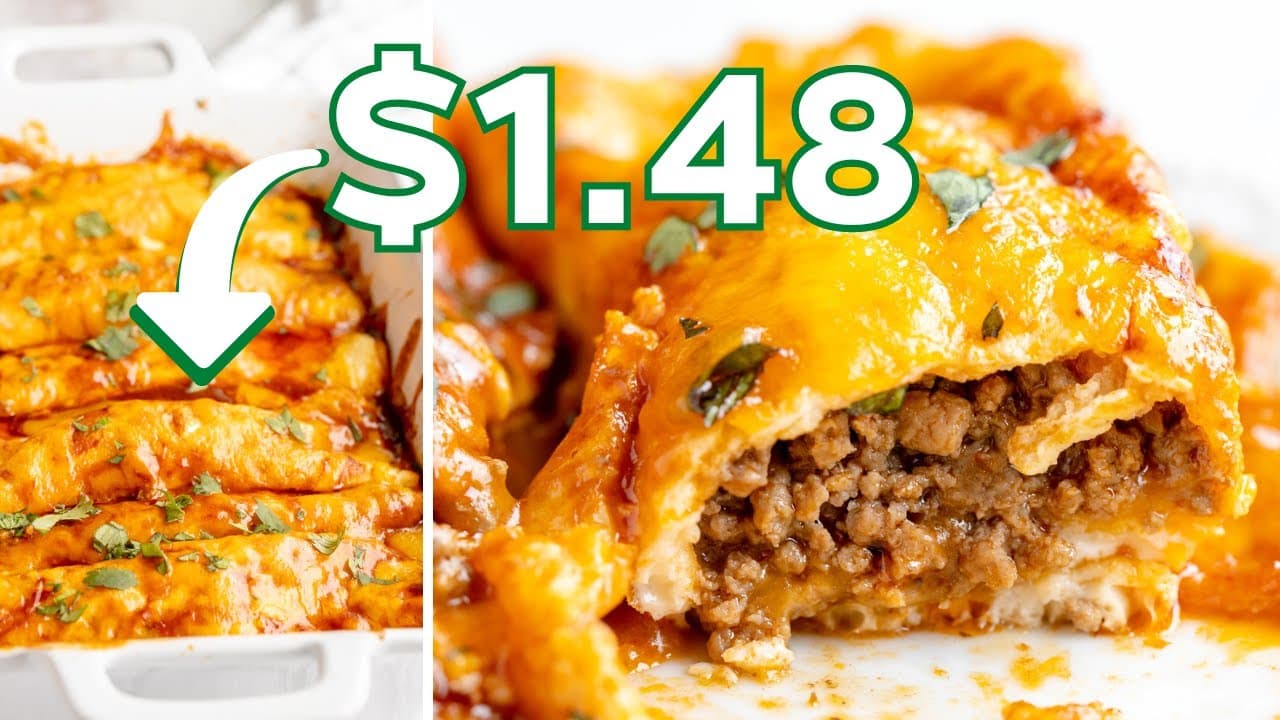Budget Keto Enchiladas